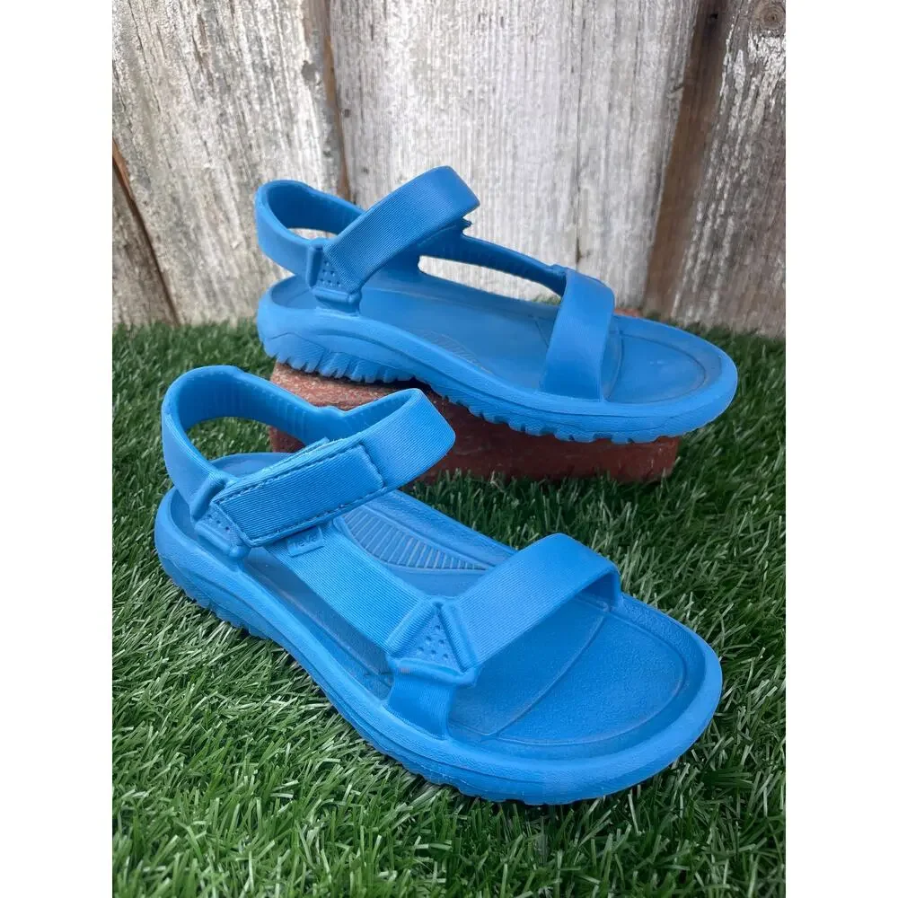 Teva Hurricane Drift EVA Teal Blue Sandals Kids Youth 2